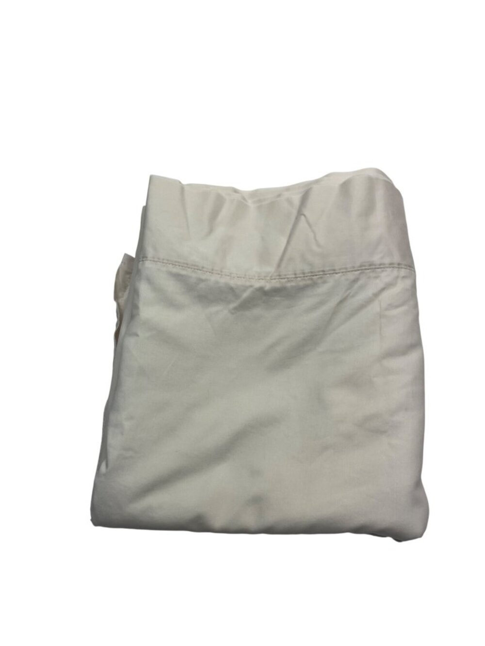 Christy Cotton Queen Flat Sheet With Hemmed Edges - Crisp Bedding Essential 91j